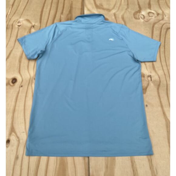 Kjus Golf Polo Shirt Men's Comfortable, Quality, Sweat Wicking Blue Sz. Large 52 - Picture 7 of 7